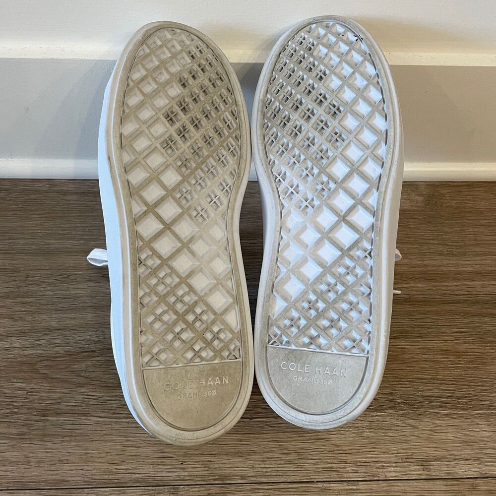 Cole Haan Womens White Leather Traveler Sneakers, size 11 - Picture 8 of 8